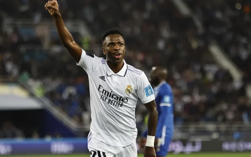 فينيسيوس يحقق أرقام قياسية بتسجيله للمباراة الخامسة على التوالي